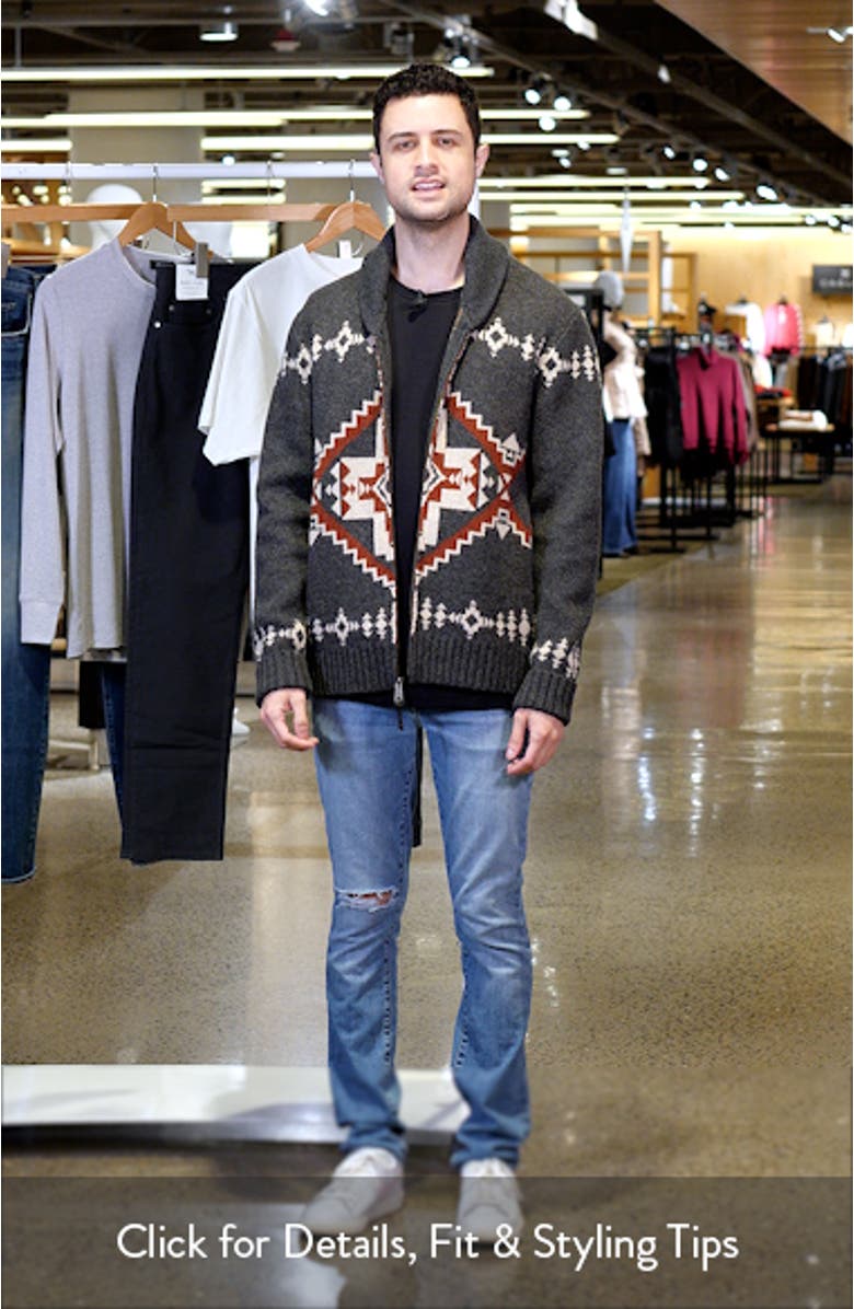 Four Corners Lambswool Zip Cardigan, sales video thumbnail