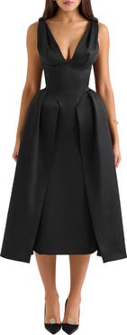 HOUSE OF CB Paloma Satin Midi Dress