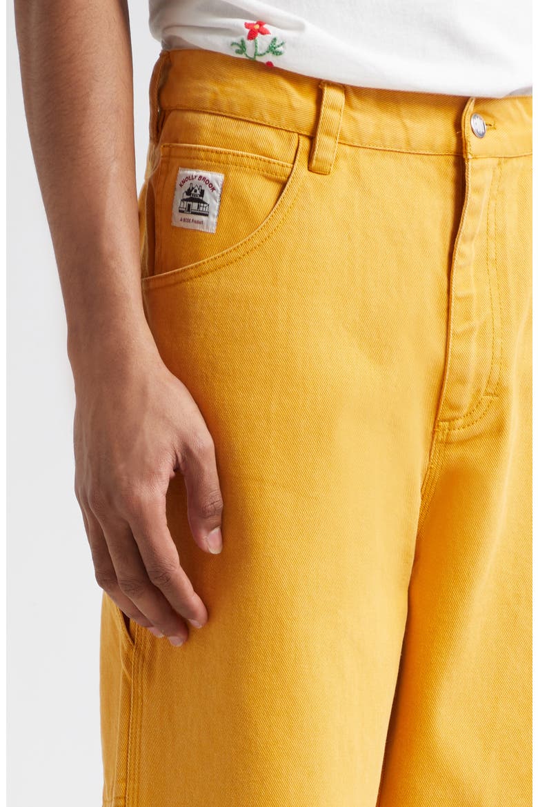 Twill Knolly Brook Trousers, Alternate, color, YELLOW
