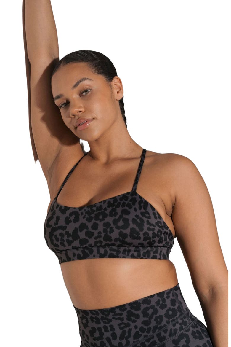 Pulse Mini Bra, Alternate, color, King Cheetah Midnight