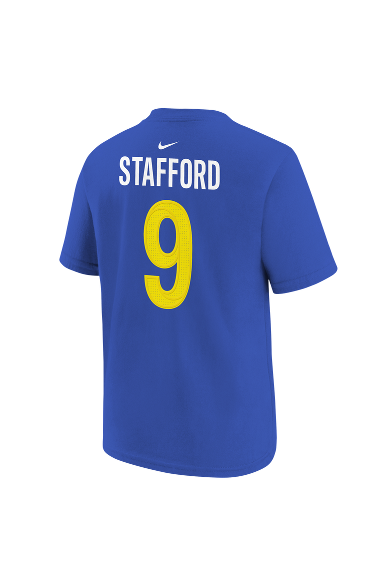 Youth Nike Matthew Stafford Royal Los Angeles Rams Player Name & Number T-Shirt, Alternate, color, Royal