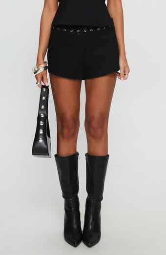 Chalise Rivet Detail Mini Shorts
