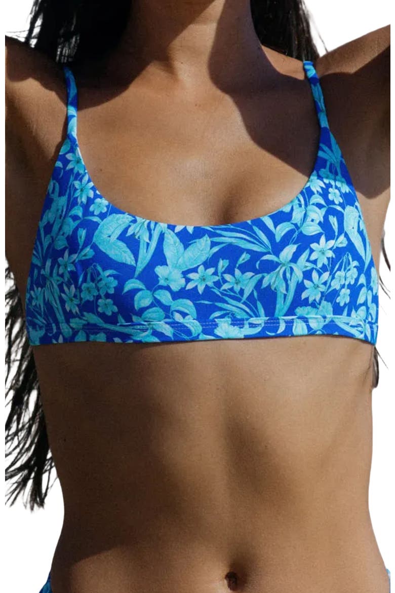 Bali Top, Alternate, color, Blue Floral