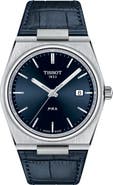 Tissot PRX Leather Strap Watch, 40mm