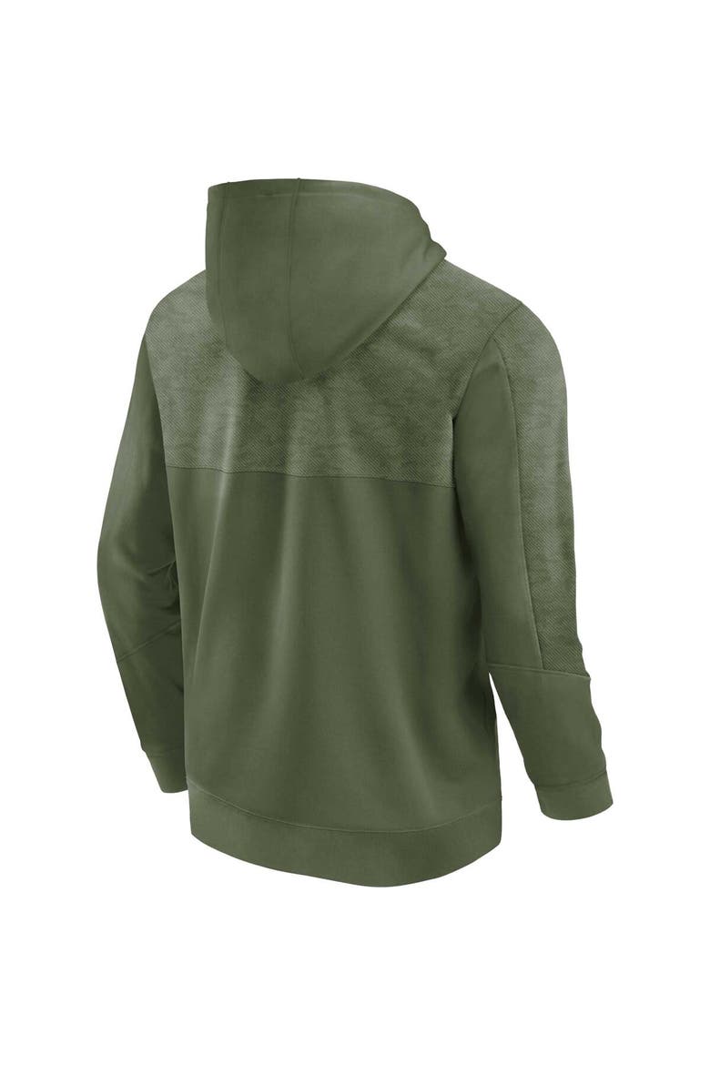 Men's Fanatics Branded Olive Kentucky Wildcats OHT Military Appreciation Stencil Pullover Hoodie, Alternate, color, Olive