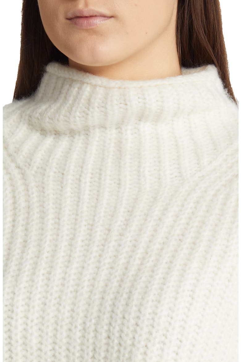 Loretto Funnel Neck Sweater, Alternate, color, ANTIQUE CREAM