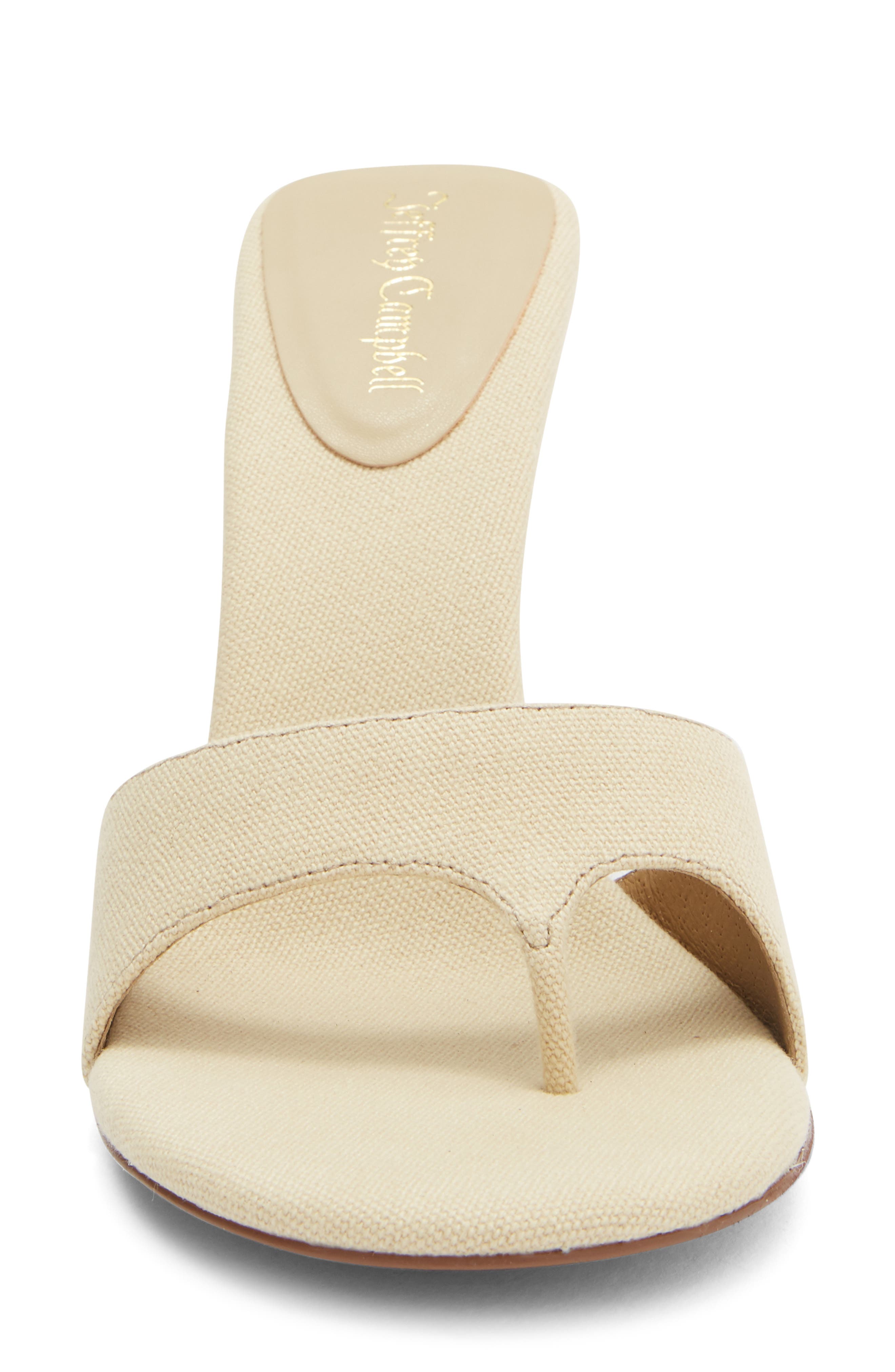 Linette Sandal, Alternate, color, BEIGE CANVAS