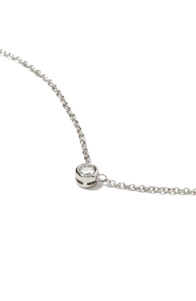 Ana Luisa Diamond Necklace - Gold Diamond Necklace, Alternate, color, White Gold