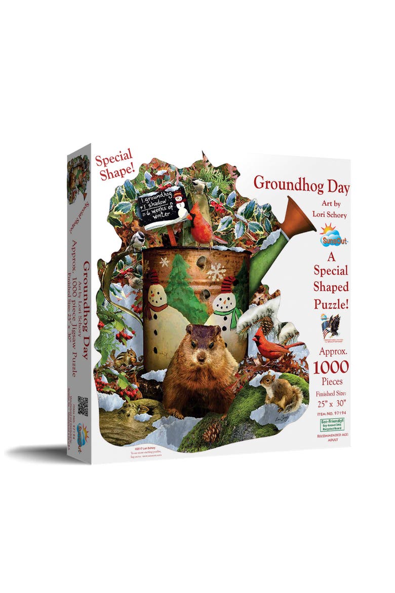 Groundhog Day 1000 piece Jigsaw Puzzle for Adults Special Shape, Main, color, Multicolor