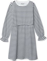 Lands' End Girls Long Sleeve French Terry Knit Dress