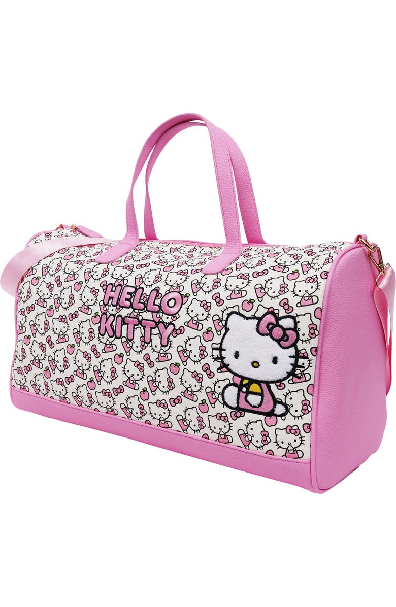 FUL/SANRIO Hello Kitty Pink & White Weekender Duffel Bag, Alternate, color, Red