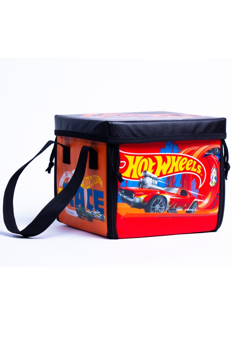 Hot Wheels ZipBin Storage Case & Racetrack Playmat, Main, color, Multicolored