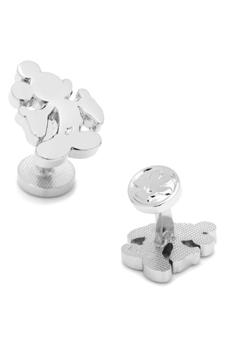 Cufflinks, Inc. Mickey Mouse Silhouette Cuff Links, Alternate, color, 