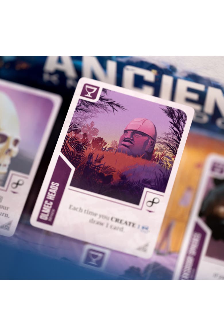 Ancient Knowledge Strategy Card Game, Tableau Building, 12+, Alternate, color, Multicolored
