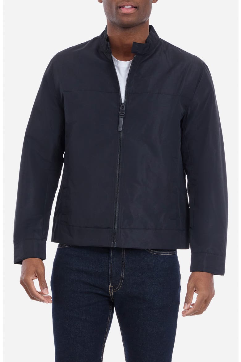 Short Rain Jacket, Main, color, BLACK