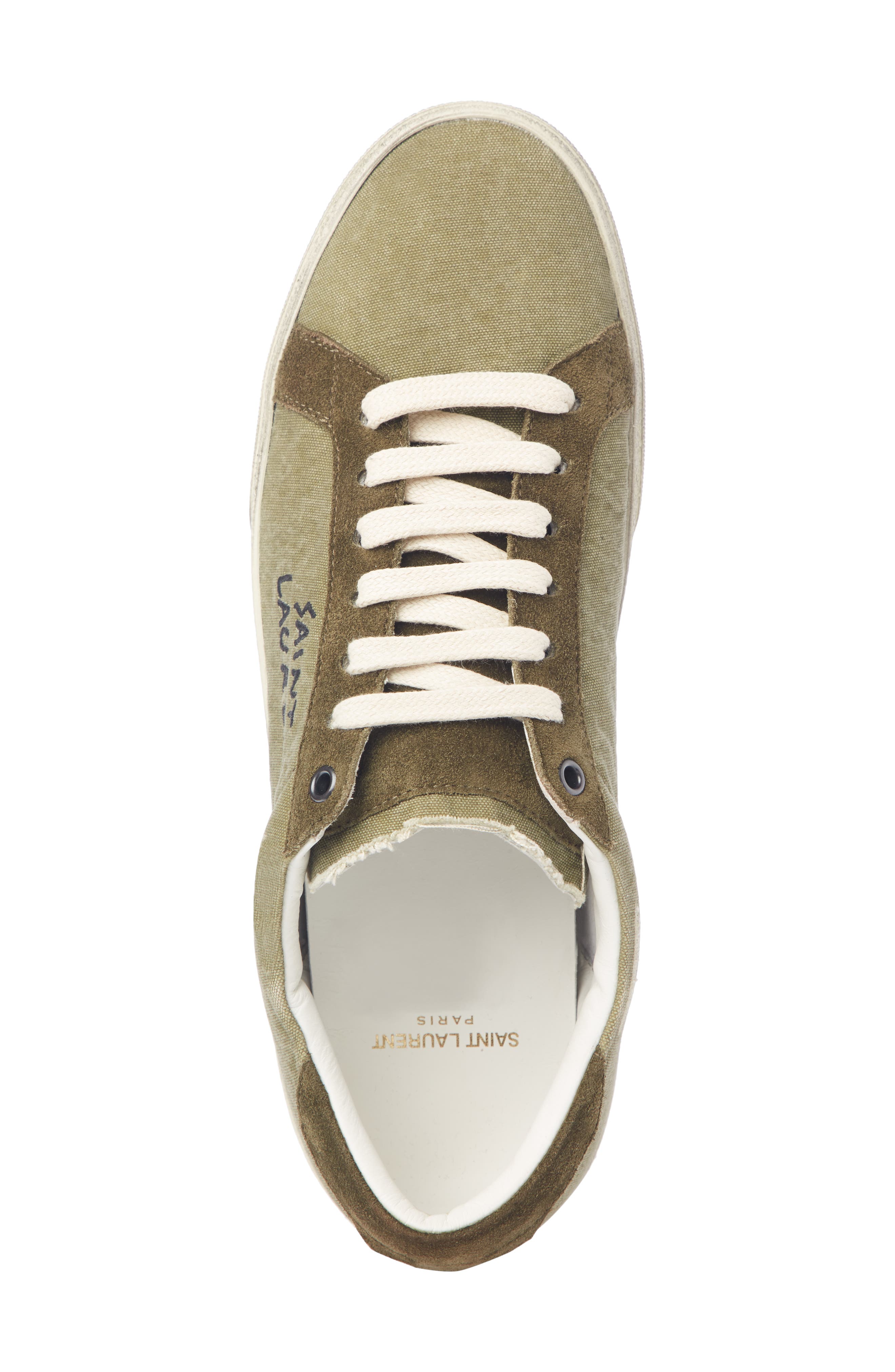 Saint Laurent Low Top Sneaker, Alternate, color, 