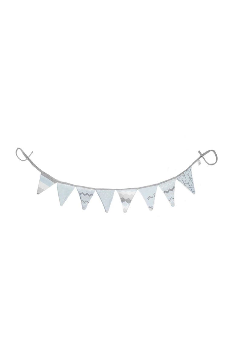 RIAN TRICOT Crib Side Garland, Alternate, color, Light Blue