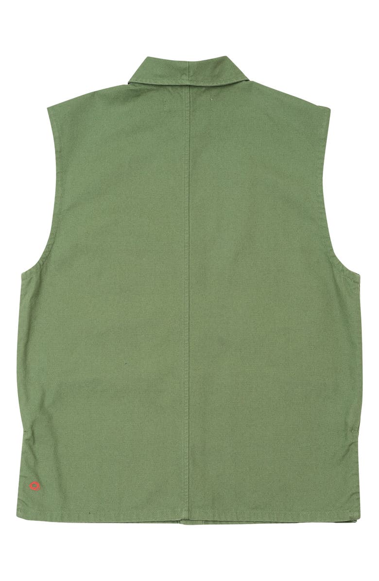 Imperfects Organic Cotton Canvas Shepherds Vest, Alternate, color, Fatigue