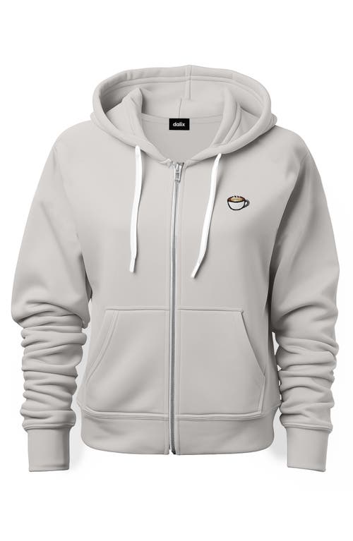 DALIX DALIX CAPPUCCINO ZIP HOODIE