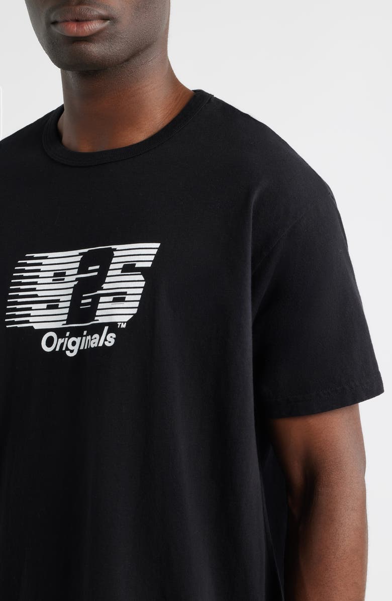 925 Originals Marathon Graphic Print T-Shirt, Alternate, color, Black