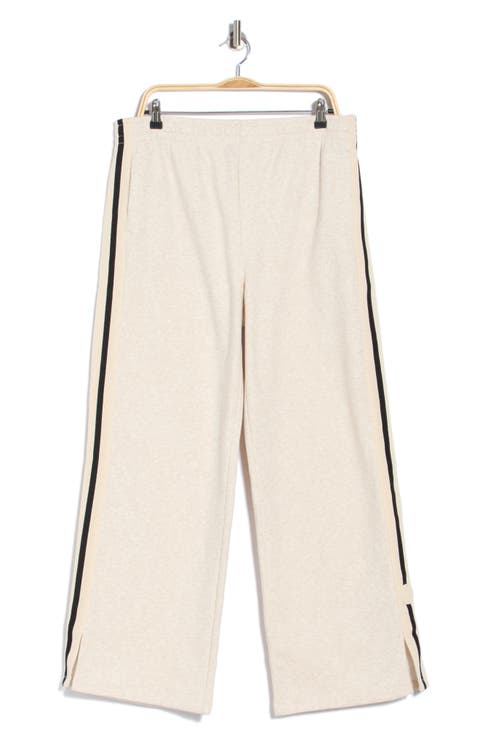 Textured Tape Wide Leg