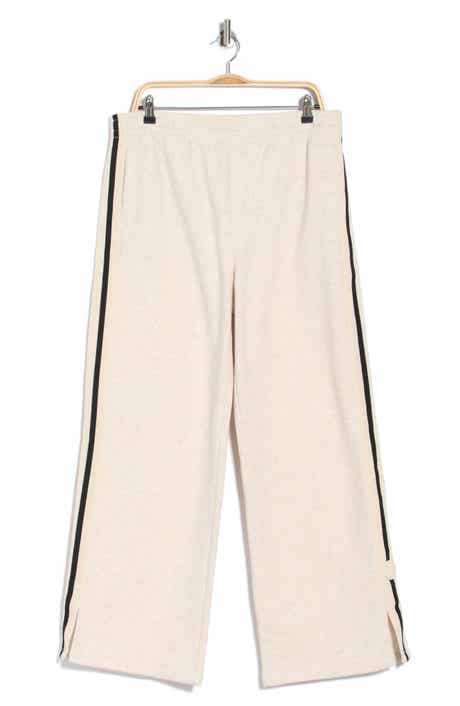 Textured Tape Wide Leg