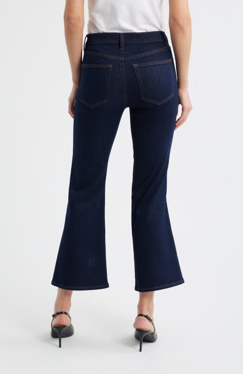 Frame The Pixie Icon High Waist Flare Jeans In Blue