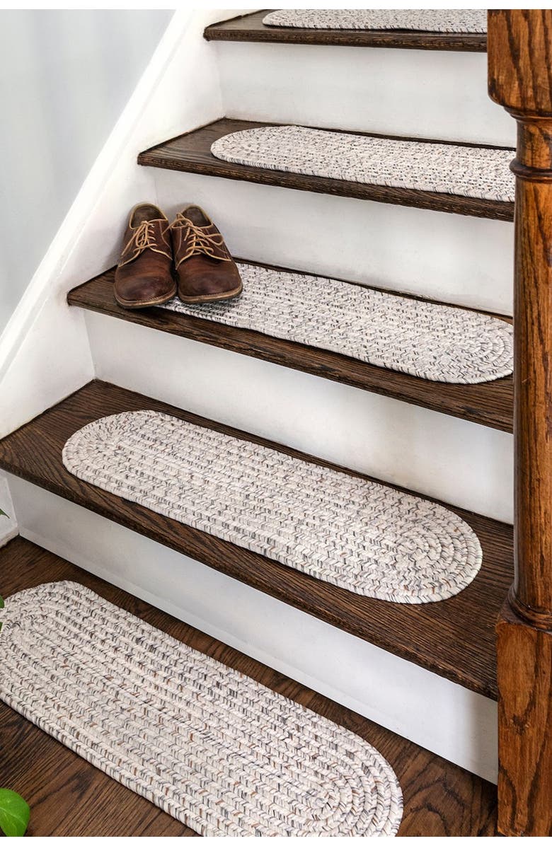 NULOOM Braided Lefebvre Stair Treads - Set of 13, Main, color, 