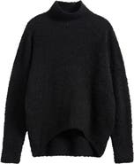 HOUSE OF CB Brooklyn Bouclé Funnel Neck Sweater
