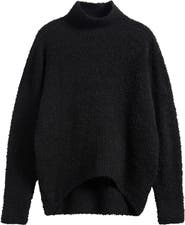 HOUSE OF CB Brooklyn Bouclé Funnel Neck Sweater