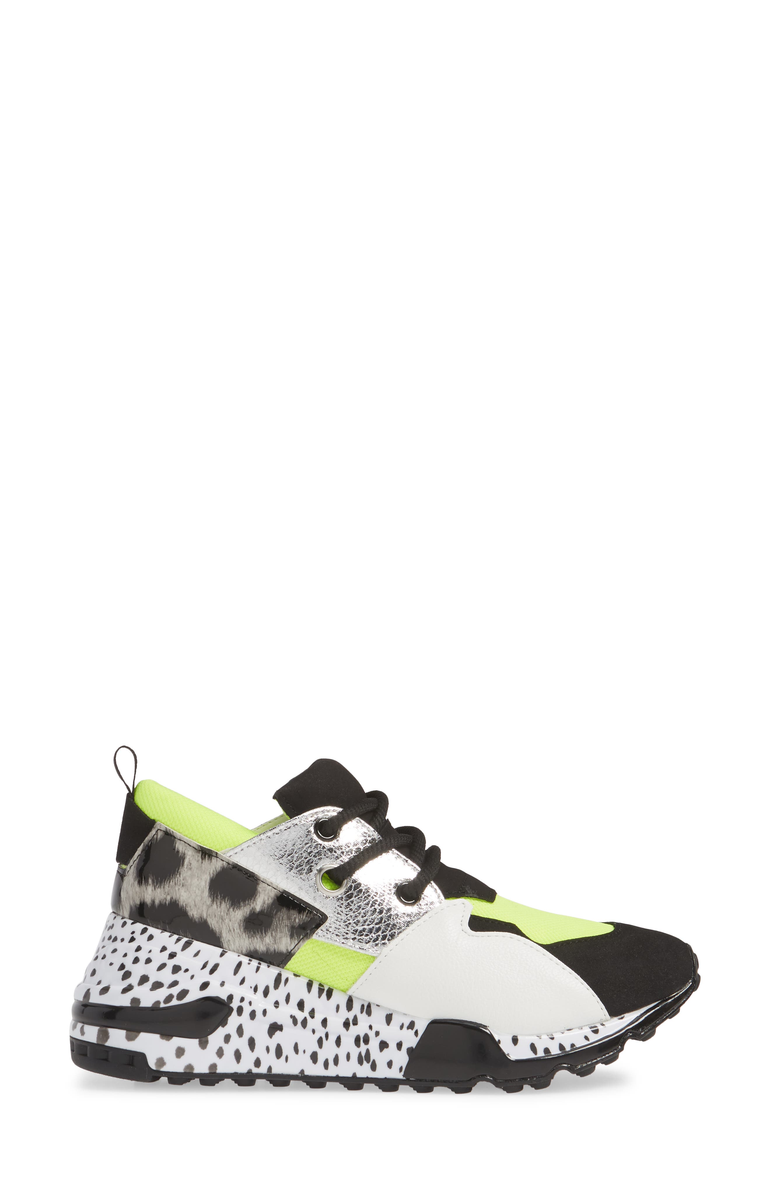 Cliff Sneaker, Alternate, color, NEON GREEN
