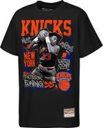 Mitchell & Ness Youth Mitchell & Ness Patrick Ewing Black New York Knicks Hardwood Classics Star Moment T-Shirt