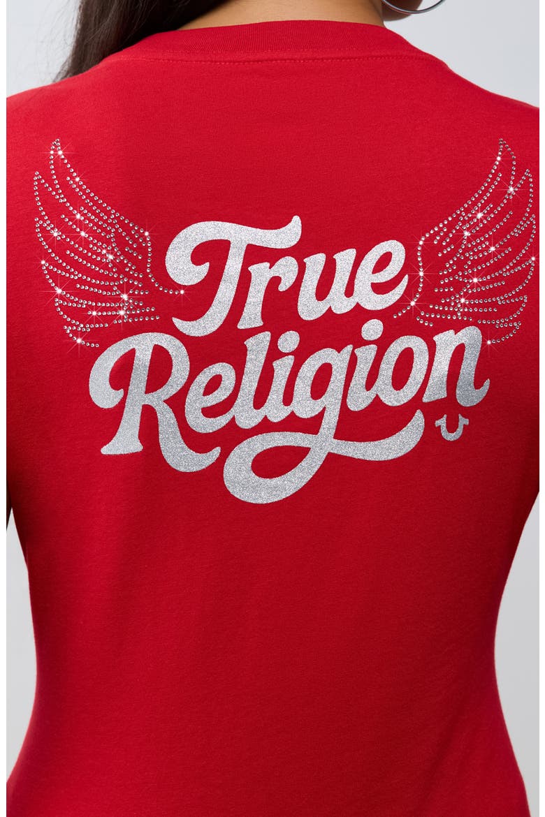 Wing Crewneck Tee, Alternate, color, TRV RED