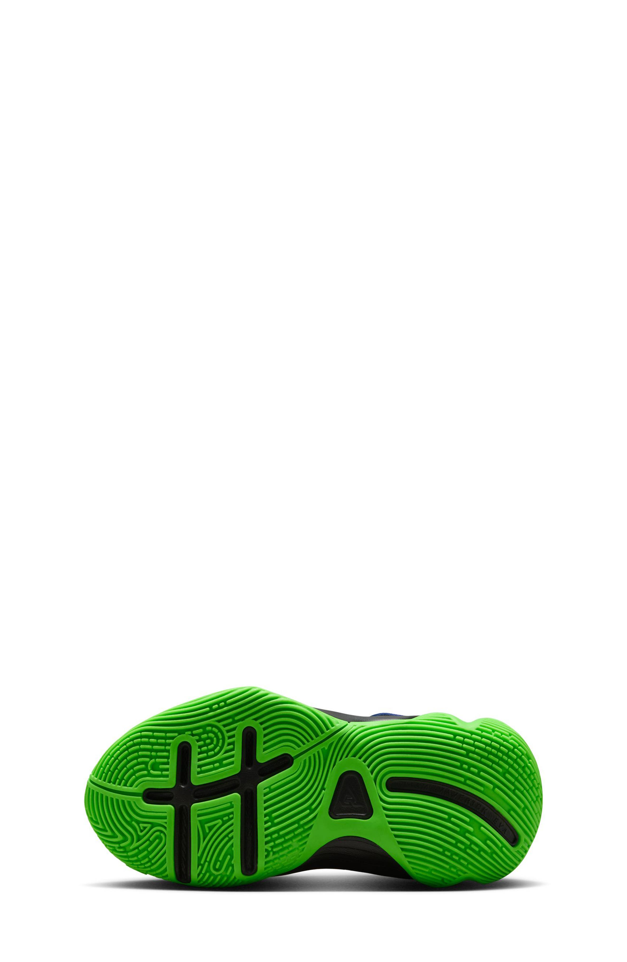 Nike Kids' Giannis Immortality 4 Basketball Shoe, Alternate, color, Blue Void/ Black/ Green Strike