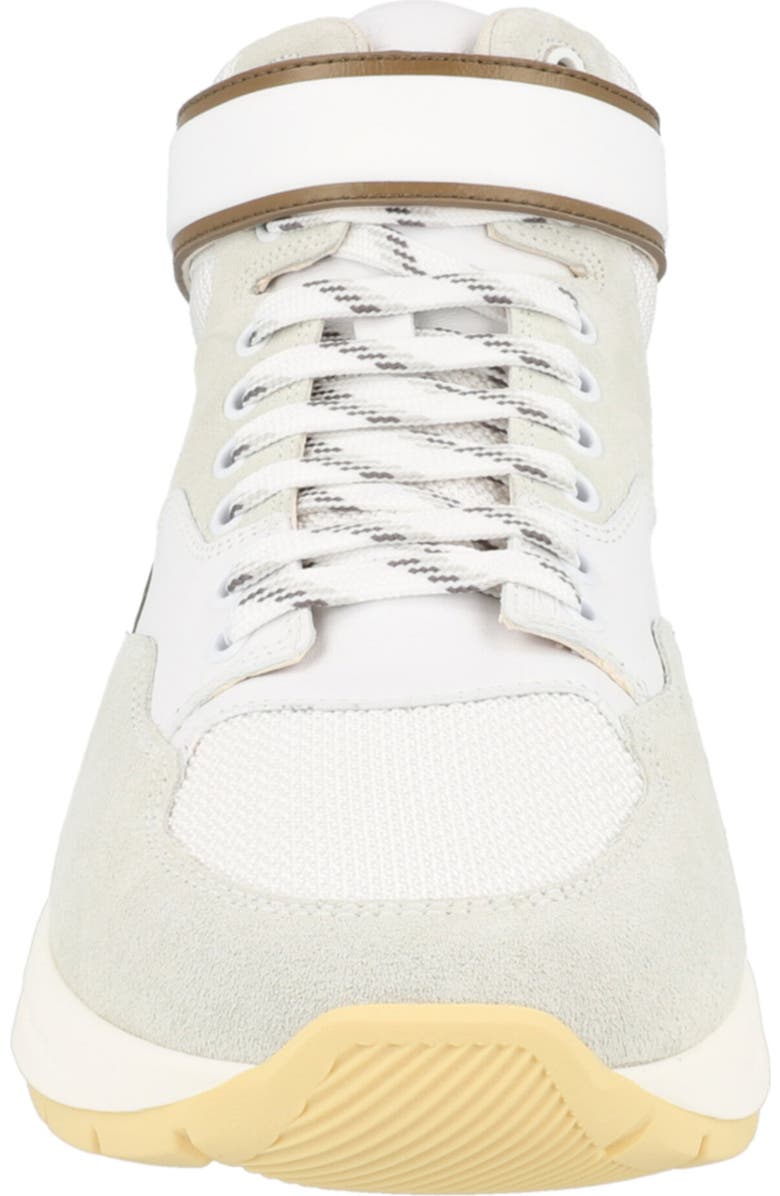 FERRAGAMO Cosma High Top Sneaker, Alternate, color, White