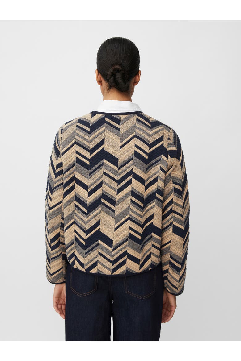 MaJuanta Long Sleeve Round Neck Jacket, Alternate, color, Travertine