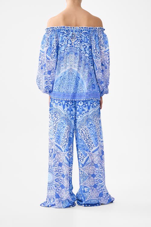 Camilla Tuck Front Pant The Bosphorous In Blue