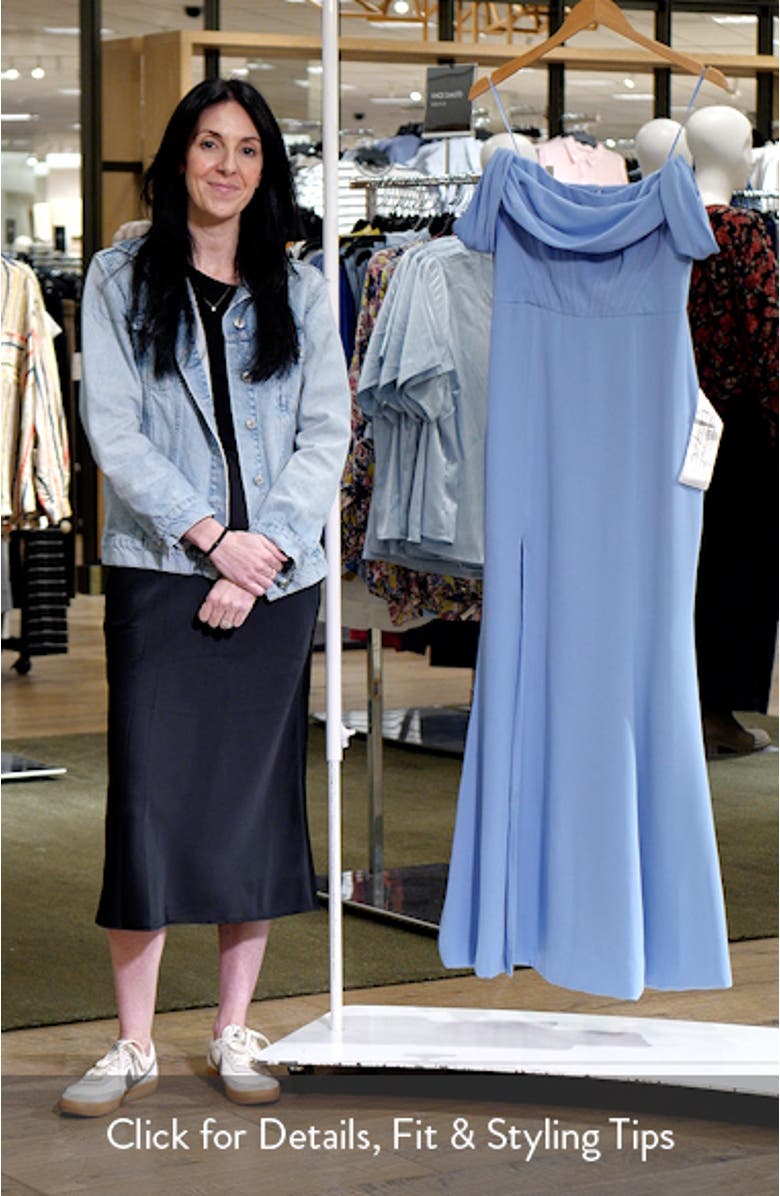 Melania Off the Shoulder Gown