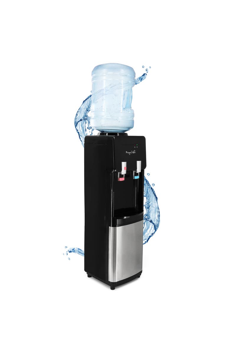 Megachef Top Load Hot and Cold Water Dispenser, Alternate, color, Black