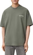 AllSaints Underground Oversize Graphic T-Shirt