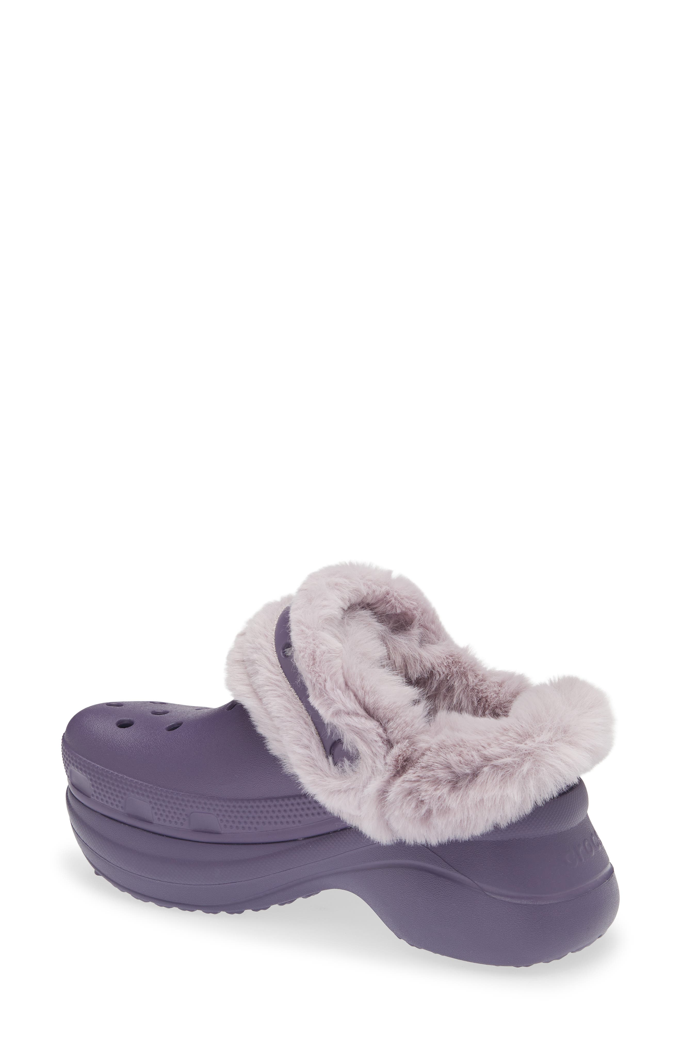 Bae Fleece Lined Platform Clog, Alternate, color, NIGHTSHADE