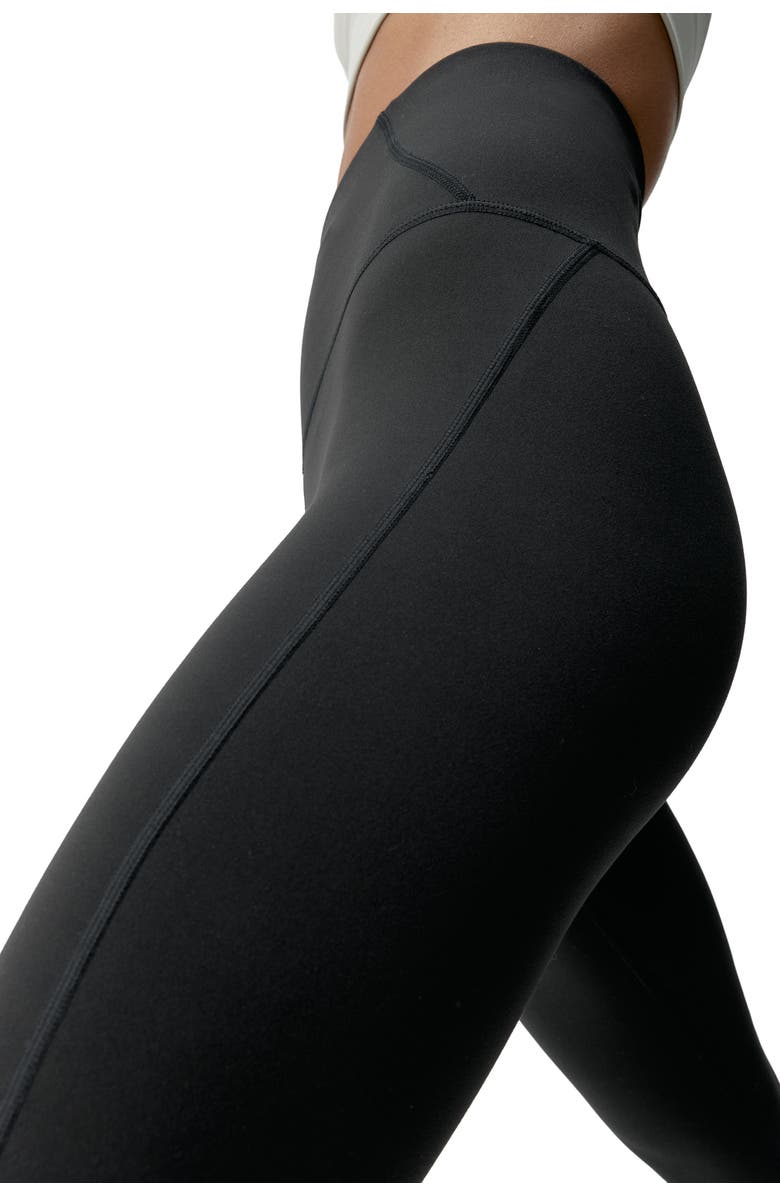 Born Living Yoga Warm Performance High Rise Sport Legging, Alternate, color, Black