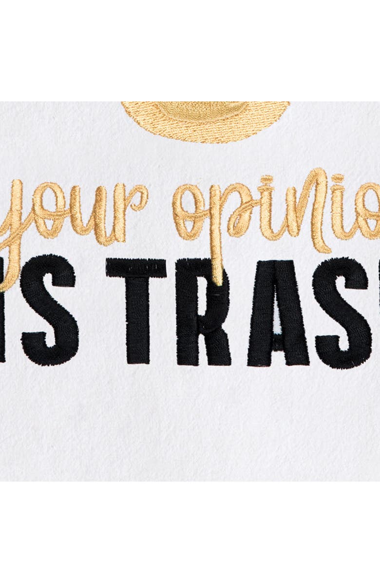 C&F Home Splish Splash Kitchen and Bathroom Embroidered Hand Towel, Alternate, color, Yellow