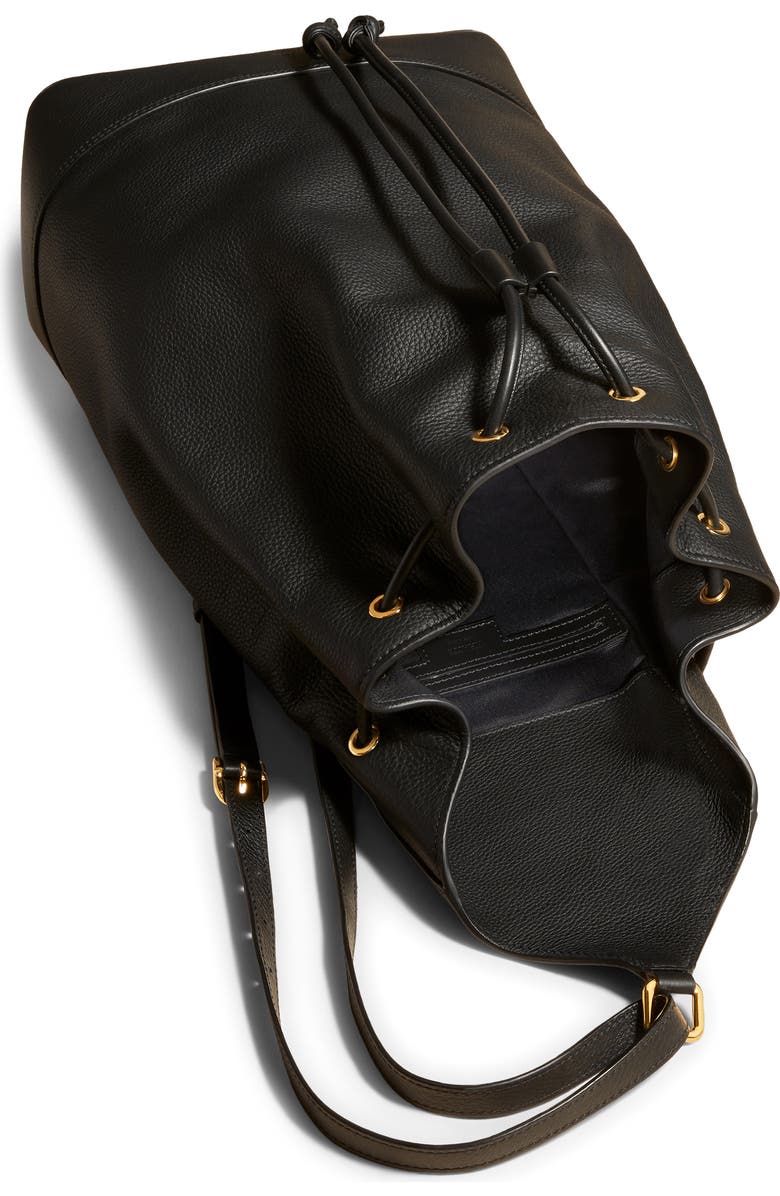 Khaite Medium Greta Leather Backpack, Alternate, color,