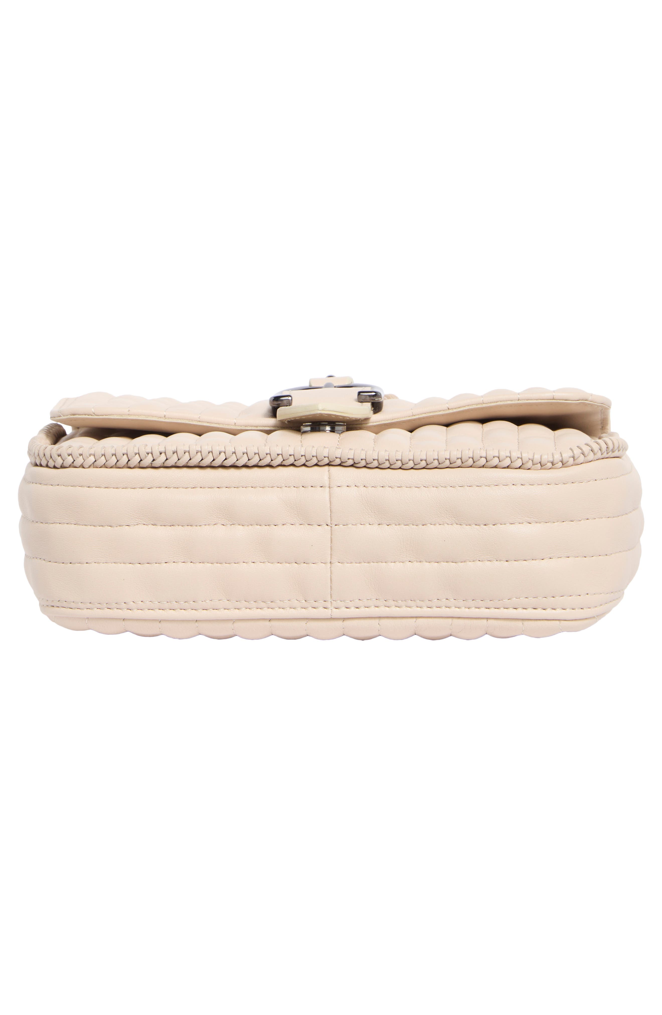 Longchamp Leather Crossbody Bag, Alternate, color, Chalk