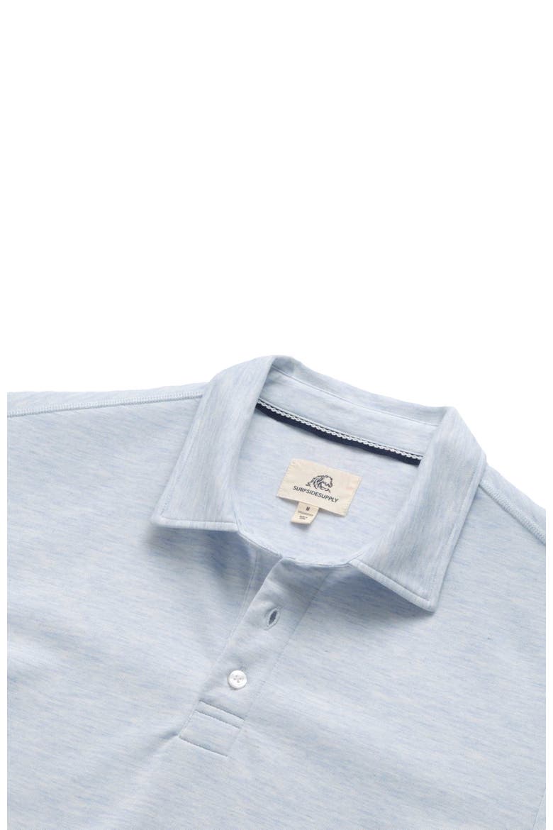 Ryan Pique Polo, Alternate, color, Light Blue Heather