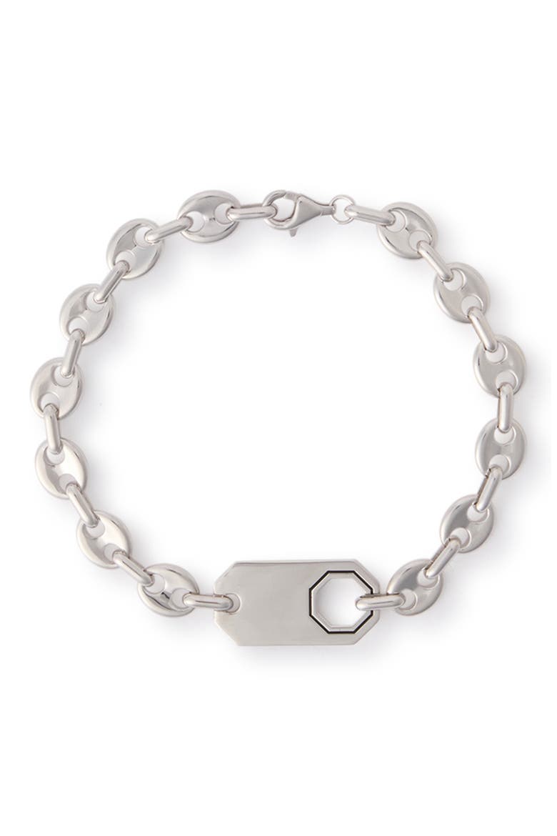 Hex Nut Dog Tag Mariner Link, Main, color, BLACK/GUNMETAL