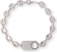 Off-White Hex Nut Dog Tag Mariner Link