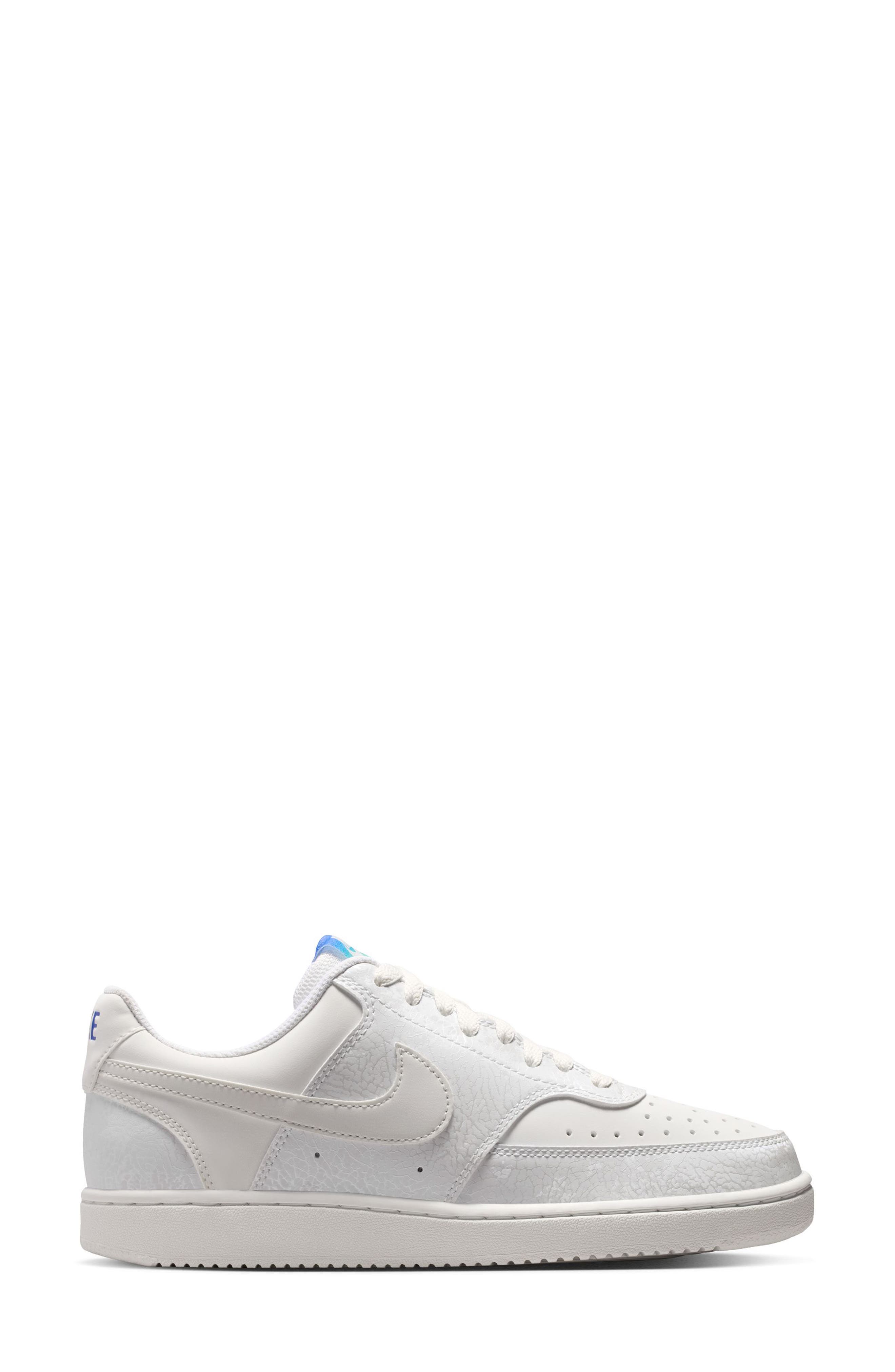 Court Vision Low Sneaker, Alternate, color, WHITE/ OFF WHITE-HYPER ROYAL