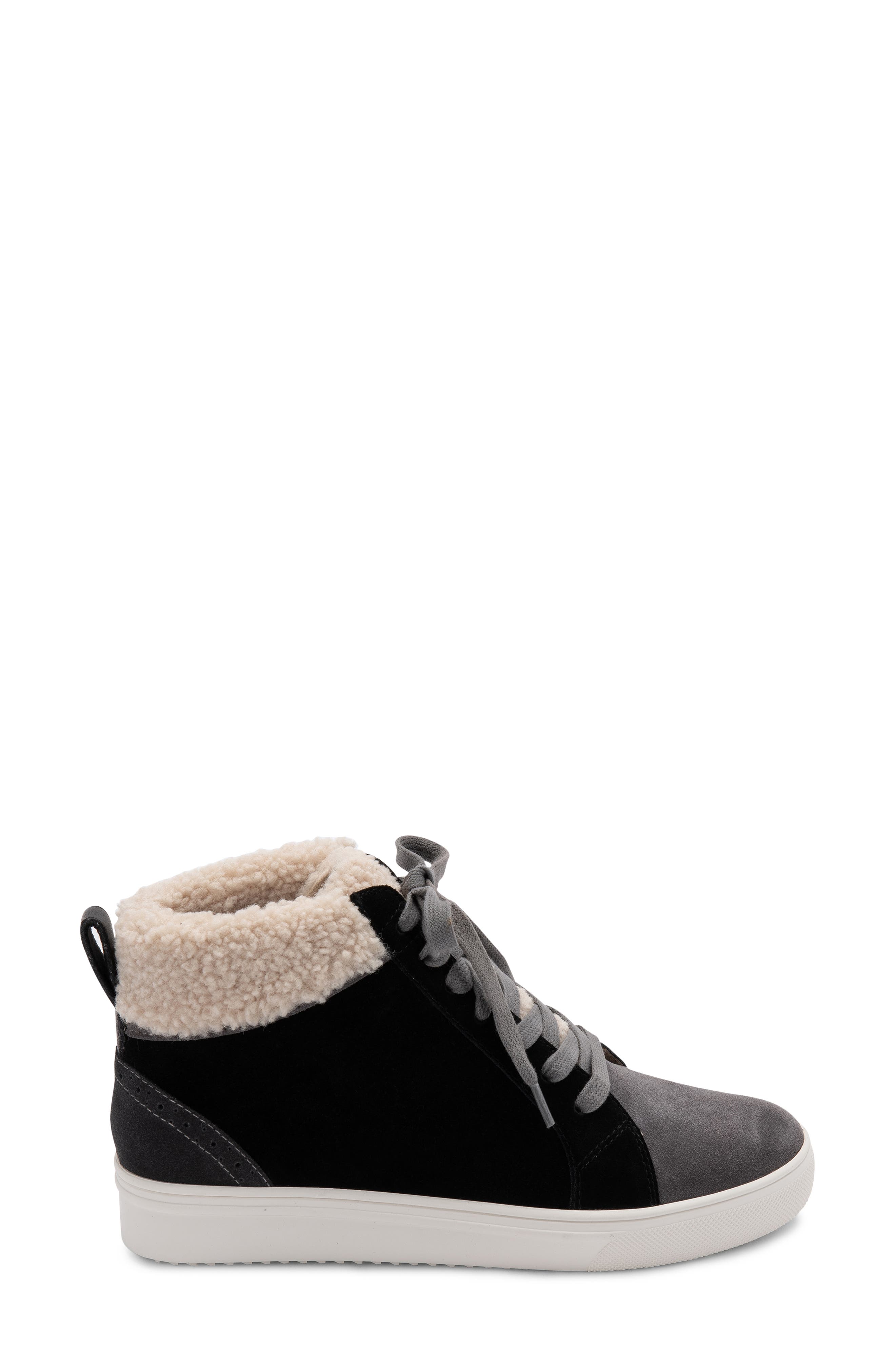 Blondo Gulia Waterproof Faux Fur Mid Sneaker, Alternate, color, 